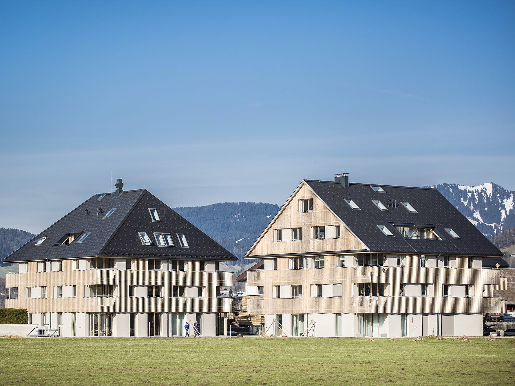 Wohnanlage miteinander füreinander