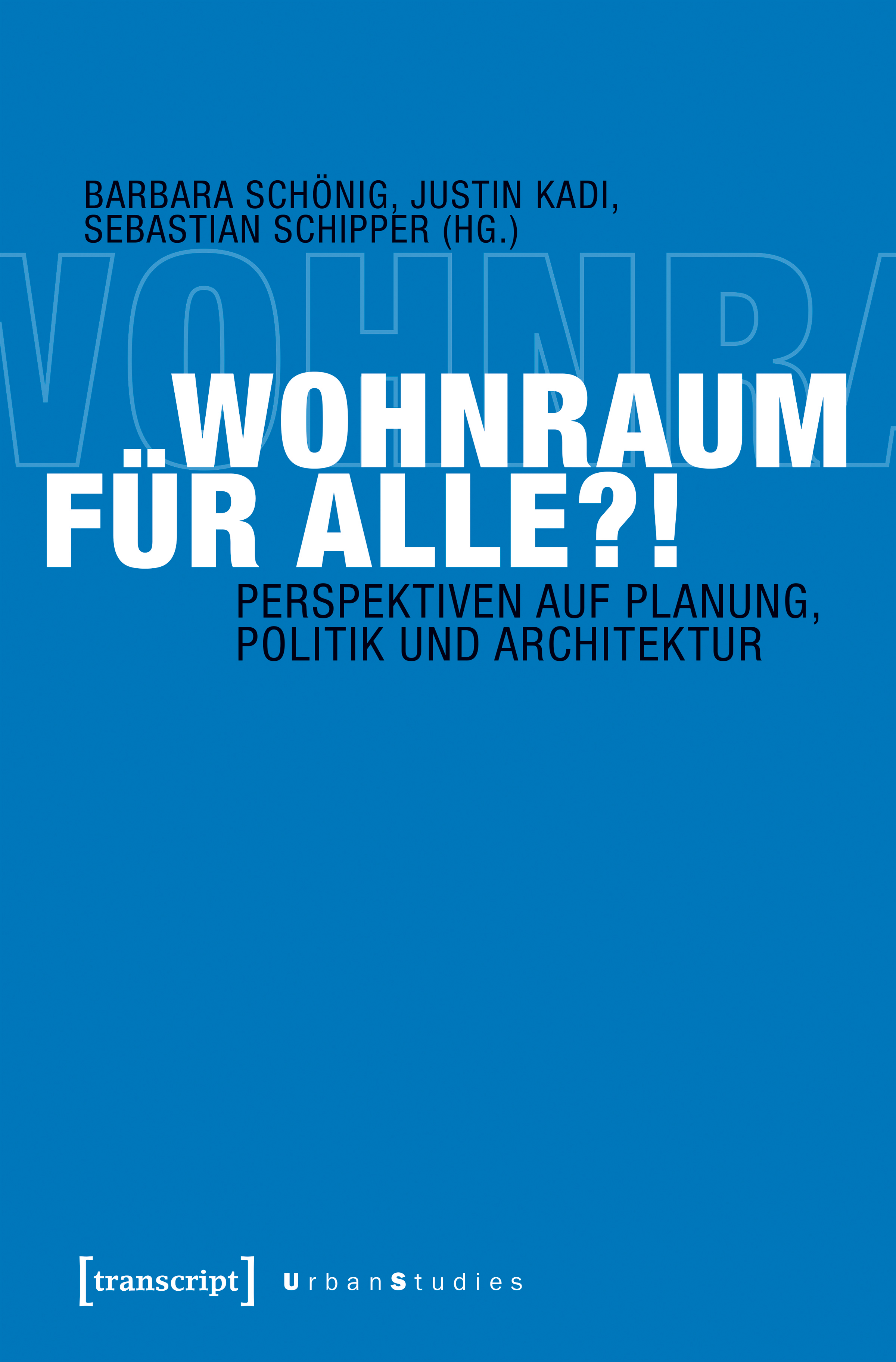 Cover Wohnraum für alle
