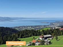Blick von Eichenberg auf unser Pilotbeispiel Kloster Salvatorkolleg